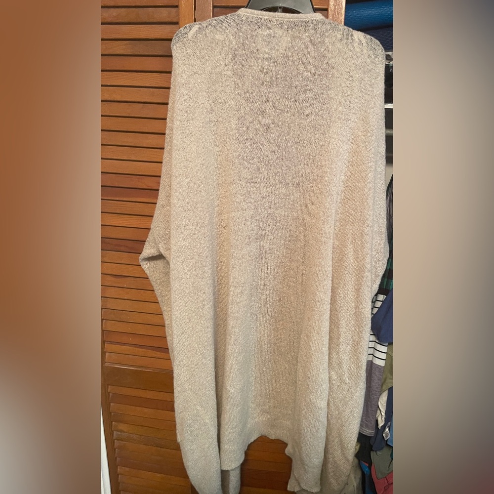 Cotton On Cream Open-Front Cardigan - Picture 3 of 3